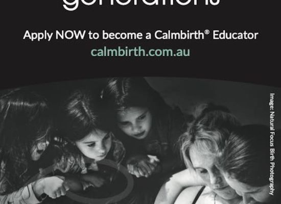 Changing Birth Culture For Future Generations - APPLY NOW Become a Calmbirth Educator 2022
